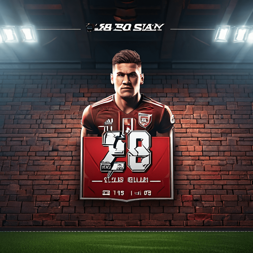 축구장에 세워진 '260 Salary'라고 적힌 튼튼한 붉은 벽돌 벽이 최고의 공격수들을 막아내고 있습니다.