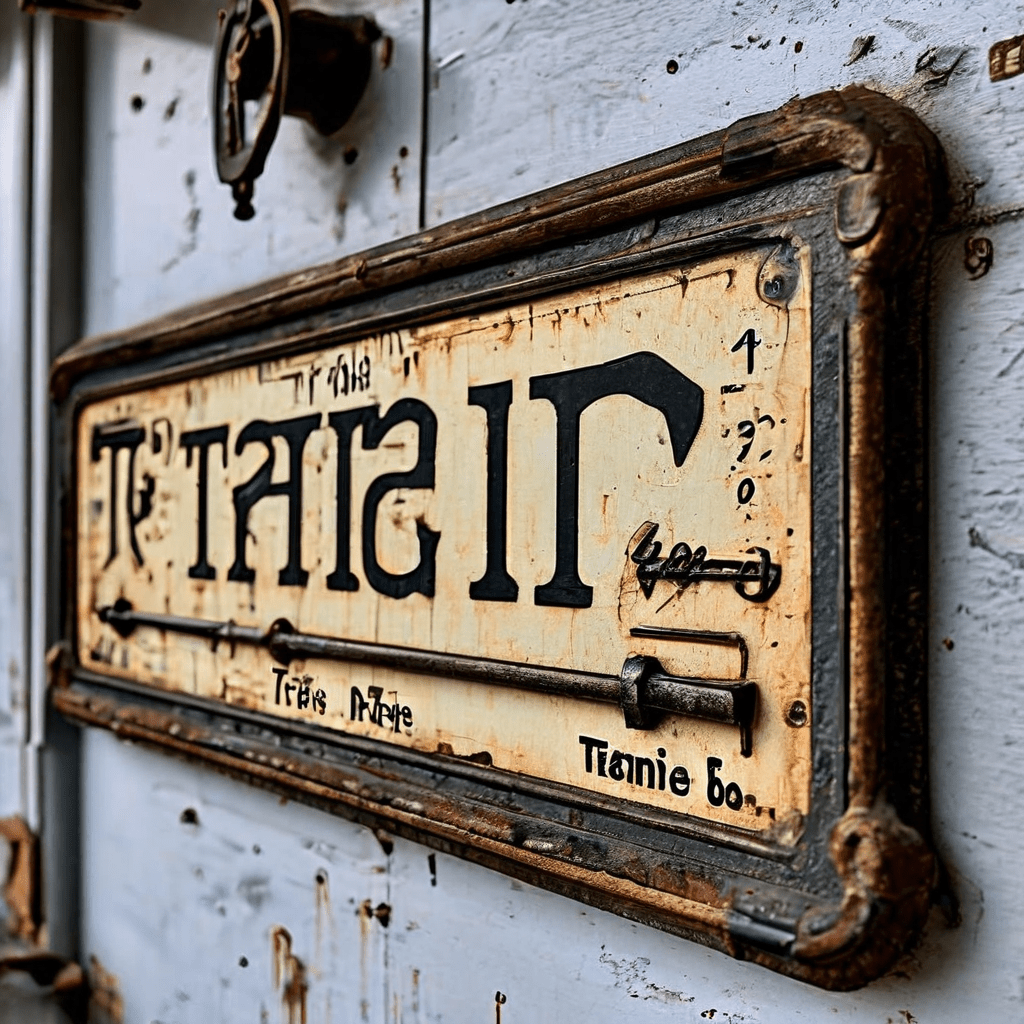 분실물 보관소 안내판에 기차 칸 번호가 표시된 도식과 열차 번호 키가 강조된 모습이다.